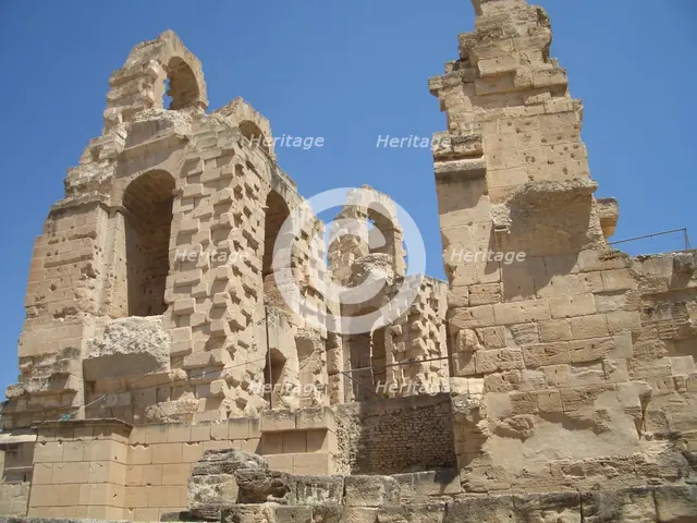 Amphitheatre of El Jem, Tunisia, 2009. Creator: Amanda Waite.