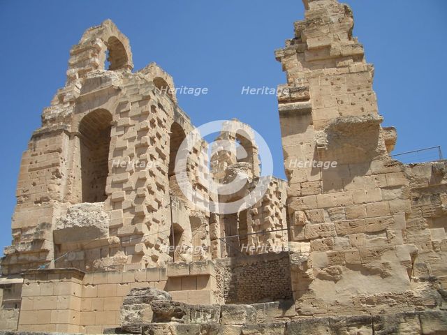 Amphitheatre of El Jem, Tunisia, 2009. Creator: Amanda Waite.