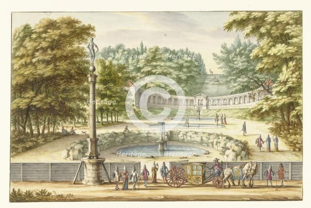 Amphitheatre in Kleef, looking south, 1675-1685. Creator: Jan van Call.