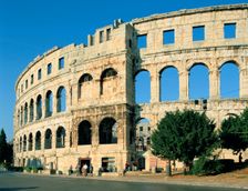 Amphitheatre in Pula, Croatia. Creator: Peter Thompson