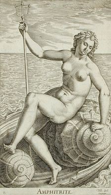 Amphitrite, 1587. Creator: Philip Galle