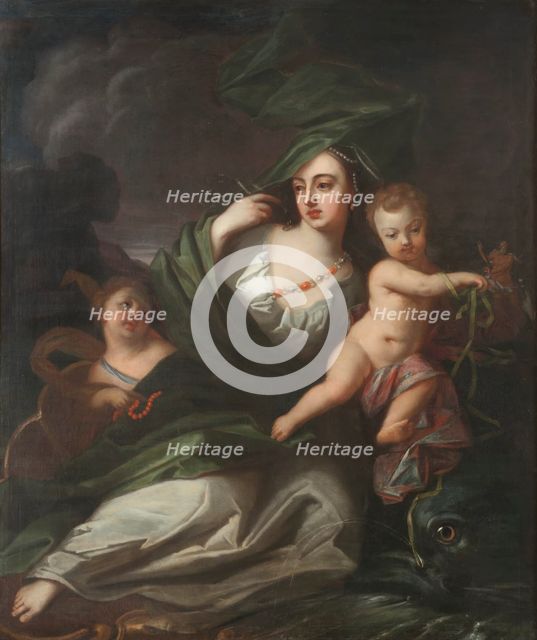 Amphitrite or Allegory of the Element Water, early-mid 18th century. Creator: Georg Engelhard Schroder.