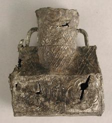 Ampule, Becket, British, late 13th or 14th century. Creator: Unknown