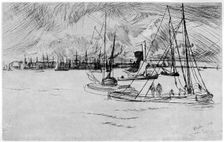 Amsterdam 19th century (1904).Artist: James Abbott McNeill Whistler
