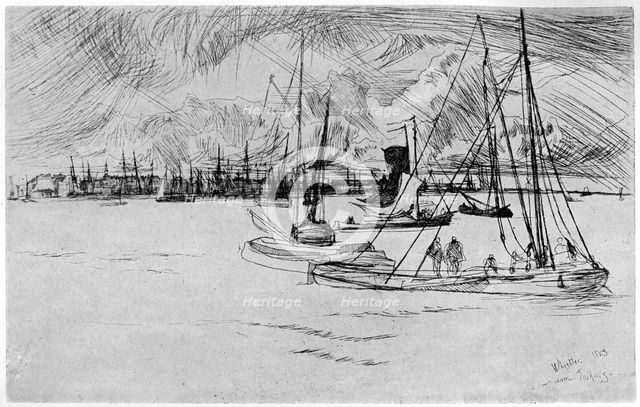 'Amsterdam', 19th century (1904).Artist: James Abbott McNeill Whistler