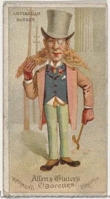 Amsterdam Banker, from World's Dudes series (N31) for Allen & Ginter Cigarettes, 1888. Creator: Allen & Ginter