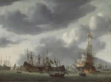 Amsterdam Harbor Scene, c. 1654/1655. Creator: Reinier Zeeman