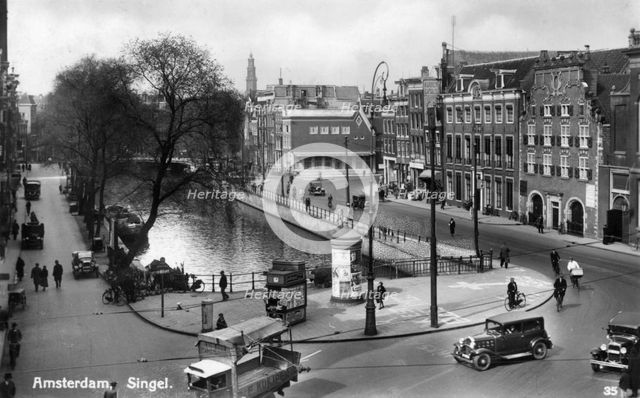 Amsterdam, Singel, 1937.Artist: S Finsy