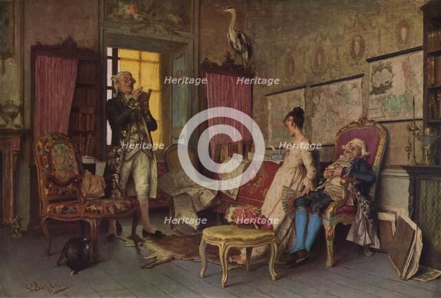 'An Amusing Story',1877, (1938). Artist: Giovanni Battista Quadrone.