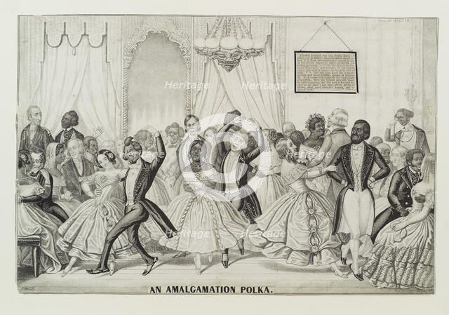 An amalgamation polka, 1845. Creator: Edward Williams Clay.