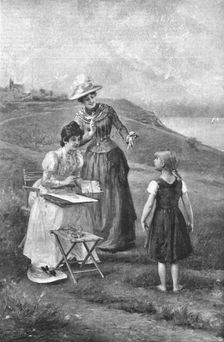 'An Amateur Model 1890. Creator: Berlin Photographic Co