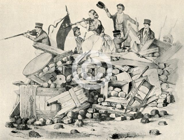 'An Amazon on the Barricades', 19th century, (1947). Creator: Unknown.
