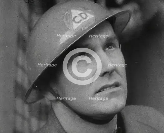 An American Air Raid Warden, 1942. Creator: British Pathe Ltd.