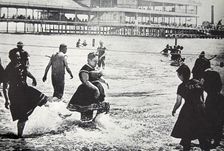 An American seaside resort, USA, c1890