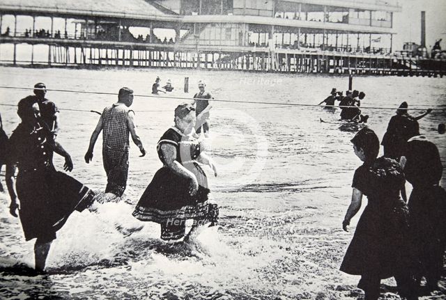 An American seaside resort, USA, c1890.  Creator: Unknown.