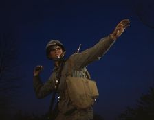 An American pineapple, of the kind the Axis finds hard to digest...Fort Belvoir, VA, c1941-c1945. Creator: Unknown