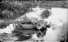 An amphibious boat, Cricklade, Wiltshire, c1870. Artist: Henry Taunt