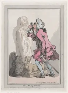 An Antiquarian, October 23, 1789. Creator: Frederick George Byron