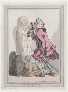 An Antiquarian, October 23, 1789. Creator: Frederick George Byron