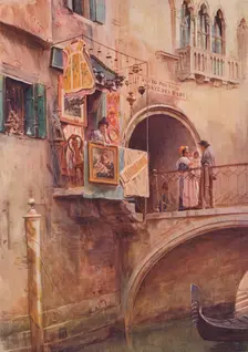 An Antiquity Shop, Venice c1900 (1913). Artist: Walter Frederick Roofe Tyndale