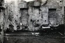 An ancient building which used to be a pharmacy site in the House of the Vestal Virgins, Rome. Creator: Unknown