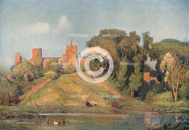 'An Ancient Fort in Suffolk', c1899 Artist: Frederick George Cotman.