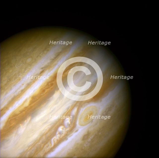 An ancient storm in the Jovian atmosphere, 1999. Creator: NASA.