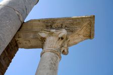 An ancient synagogue in Ostia Antica, Italy. Creator: Samuel Magal