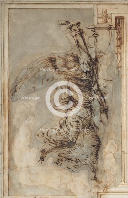 An Angel Carrying a Torch, c. 1500/1504. Creator: Filippino Lippi.