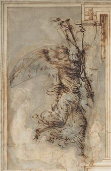 An Angel Carrying a Torch, c. 1500/1504. Creator: Filippino Lippi