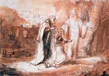 An angel of the Lord appeared to Manoah's wife ... c1636-1680. Artist: Ferdinand Bol