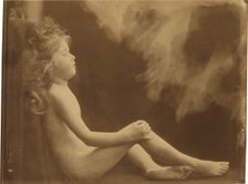 An Angel unwinged by your desire, 1873. Creator: Julia Margaret Cameron
