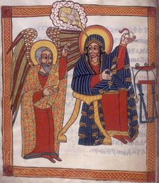 An angel visits Mary, c1710. Creator: Unknown