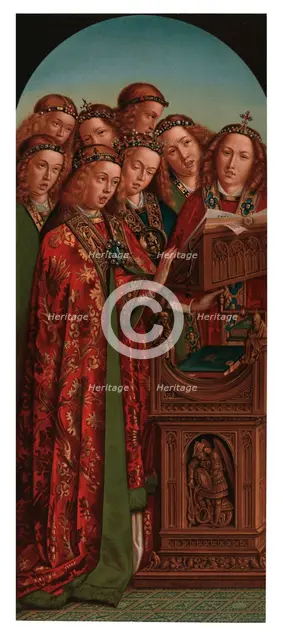 An angelic choir, (c1865). Creator: Christian Schultz.