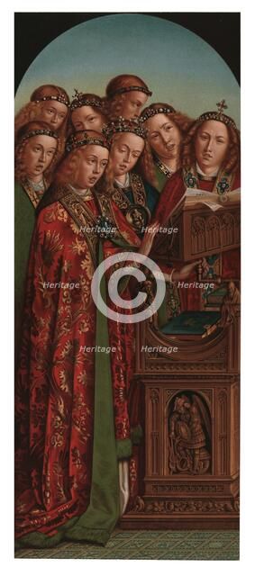 An angelic choir, (c1865). Creator: Christian Schultz.