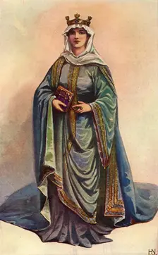 An Anglo-Saxon Queen 1924. Creator: Herbert Norris
