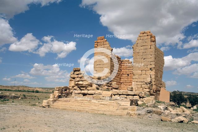 An anonymous temple in Sbeitla, Tunisia. Creator: Samuel Magal.