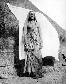 An Abyssinian (Ethiopian) woman, 1936.Artist: Wide World Photos