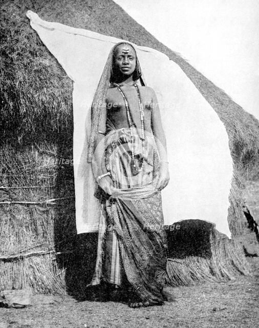 An Abyssinian (Ethiopian) woman, 1936.Artist: Wide World Photos