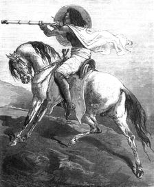 An Abyssinian horseman; A journey through Soudan and Western Abyssinia..., 1875. Creator: Unknown