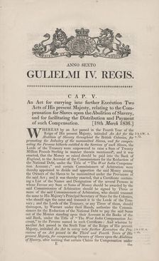 An act for carrying into further execution two acts of His present Majesty, relating to..., 1836. Creator: Unknown