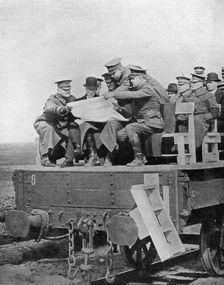 An Active Service Conference on the Western Front, First World War, 1917, (c1920)