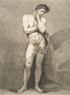 An "Académie": Standing Man, 1742-43. Creator: Carle van Loo