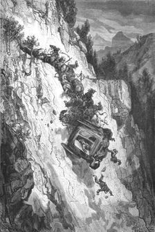 An Accident; An Autumn Tour in Andalusia 1875. Creator: Gustave Doré