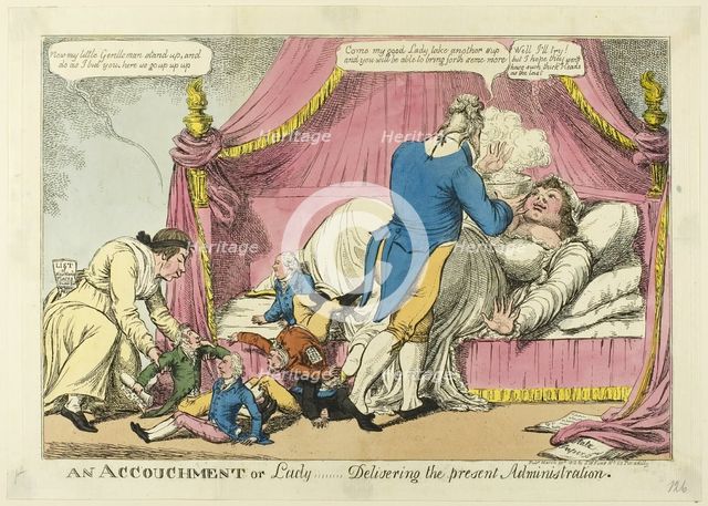An Accouchment, published March 30, 1812. Creator: Charles Williams.