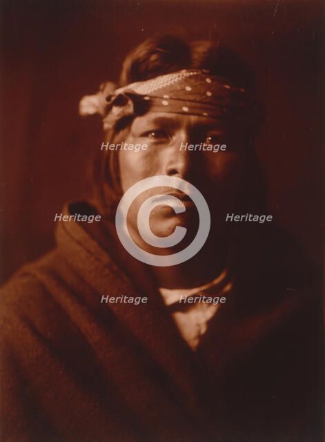 An Acoma man, c1904. Creator: Edward Sheriff Curtis.
