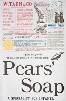 An advertising page in Yuletide, 1882