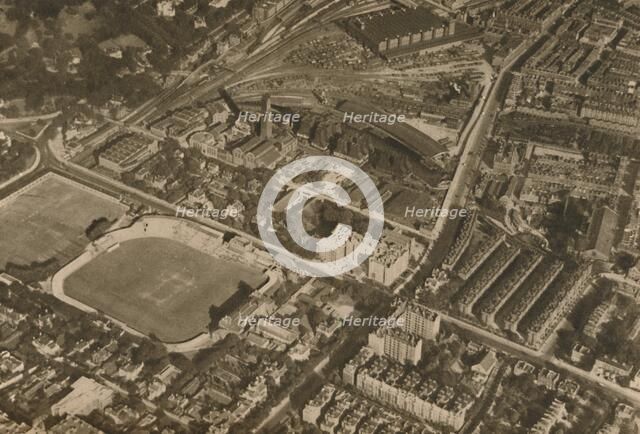 'An Aerial Camera's View of Lords and the District of Marylebone', c1935. Creator: Aerofilms.