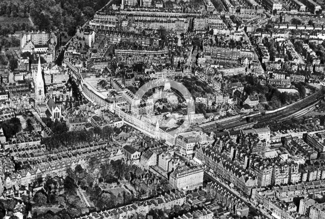 An aerial view of Kensington, London, 1926-1927.Artist: Aerofilms