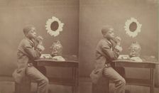 An Aesthetic Darkey from the "Aiken and Vicinity" series, 1882. Creator: James A Palmer